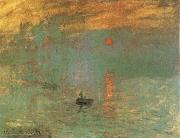 Claude Monet sunrise oil painting